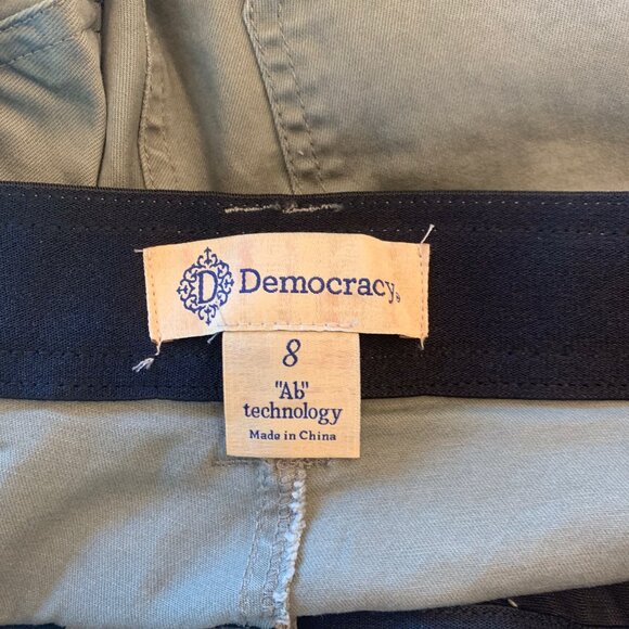 Democracy Ab Solution High Rise Jeans, Cargo Ankle Cuff Utility Pants- W- 8- NWT - Picture 11 of 13